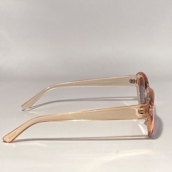 Barbara Reading Sunglasses 1.75 Clear Gold Sweetheart Frames Dark Lenses NWT main image 8